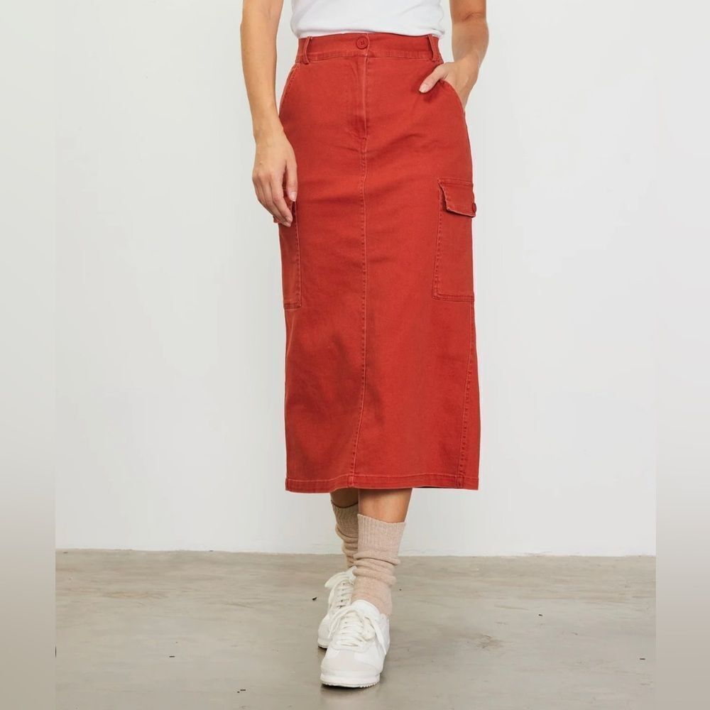 Skies are Blue Jean Skirt NWT